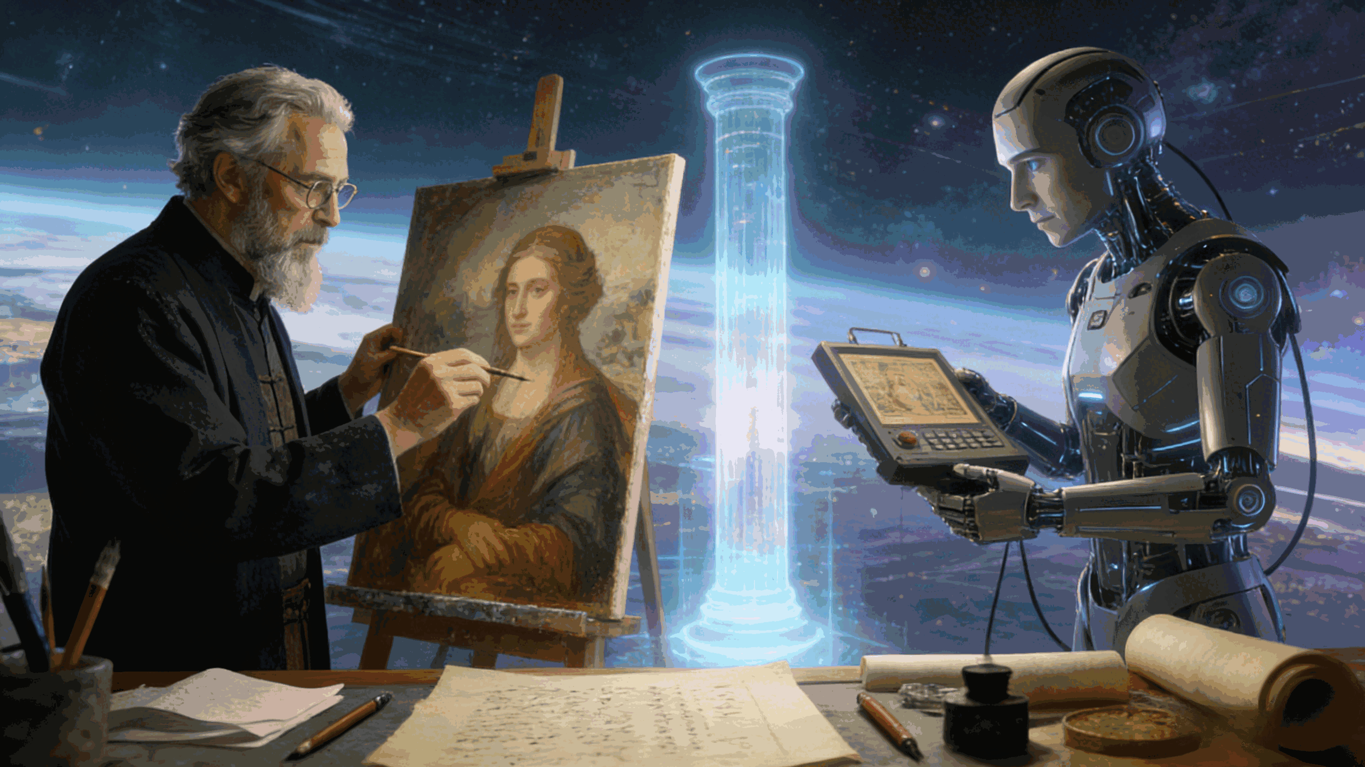 New Scenarios for Digital Humans: Replicating Deceased Scholars and Craft Masters, Continuing Civilizational Dialogue Across Time and Space